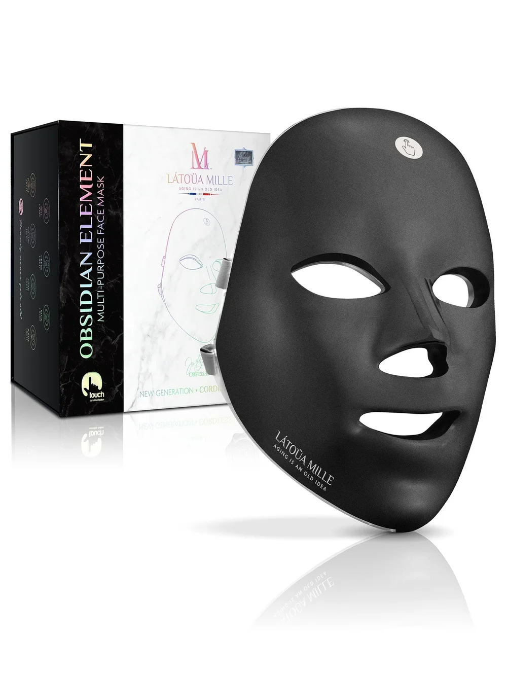 Látoüa Mille Obsidian Element Cordless LED Face Mask NEW Sealed
